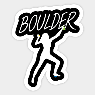 Boulder women Sticker